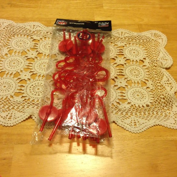 Sports Krazy Straws, pack of 12, tall - Picture 1 of 5